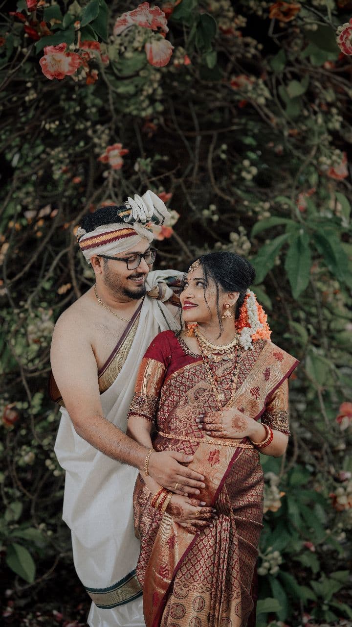 Bridal Innovation legacy portfolio look 25, showing Kerala bridal makeup, hair styling, saree, jewellery, or ceremony details.